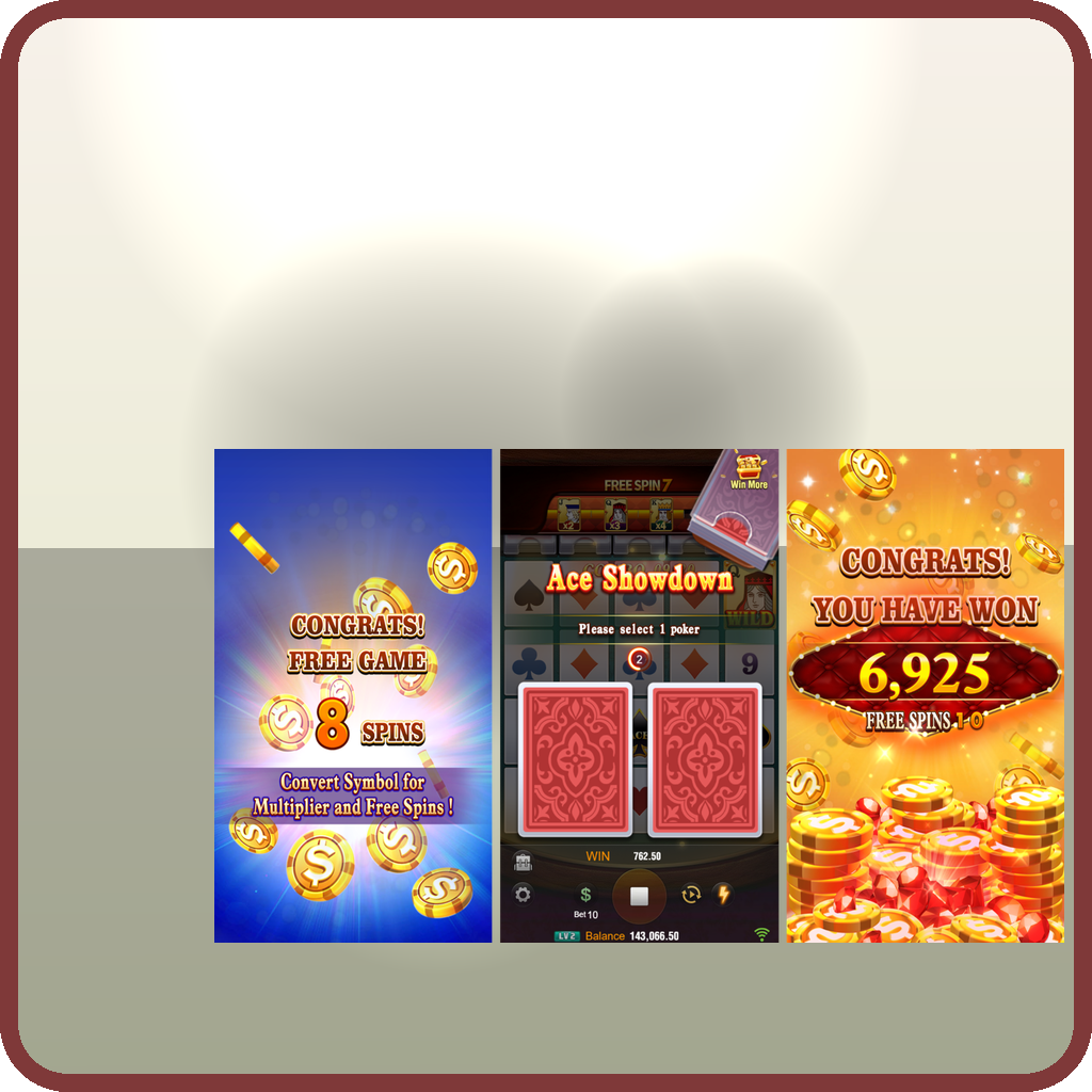 Wild Ace · Tampilan Antarmuka Aplikasi S61