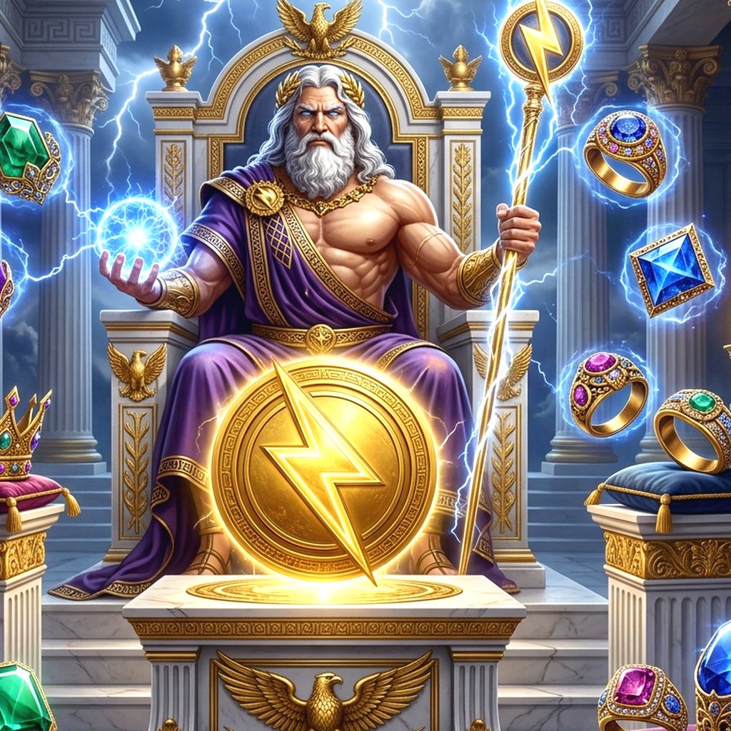 Tampilan permainan Fortune Gems di S61 dengan simbol permata berkilau dan antarmuka yang cerah