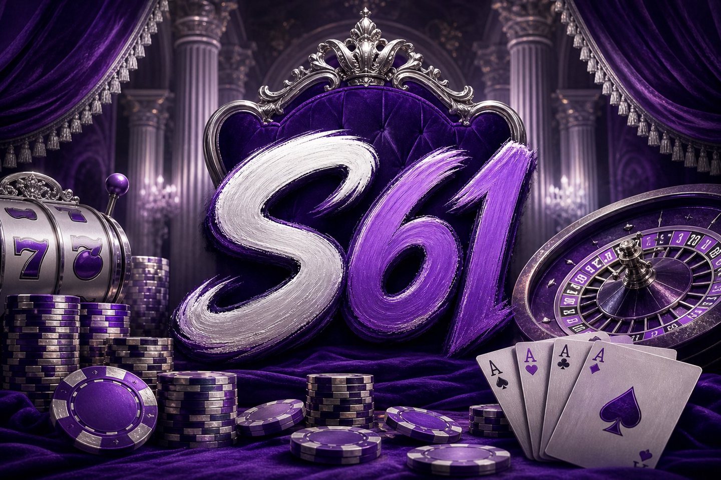 Tampilan menu permainan dan bonus deposit pertama di platform S61